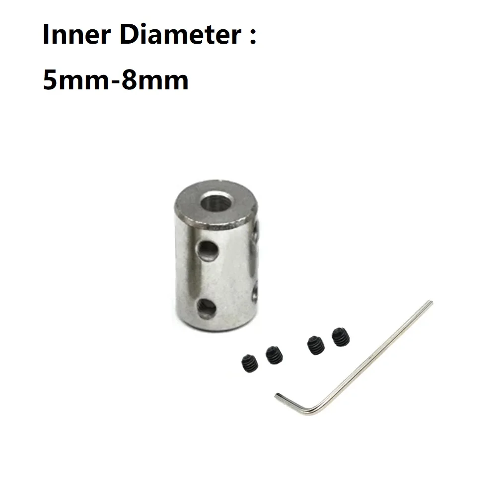 Rigid Shaft Coupler Connector Sleeve CNC Motor Jaw Shaft Coupler 1set 4mm/5mm/6mm/8mm/10mm #45 Steel Transmission shaft coupler shaft connector rigid shaft coupler