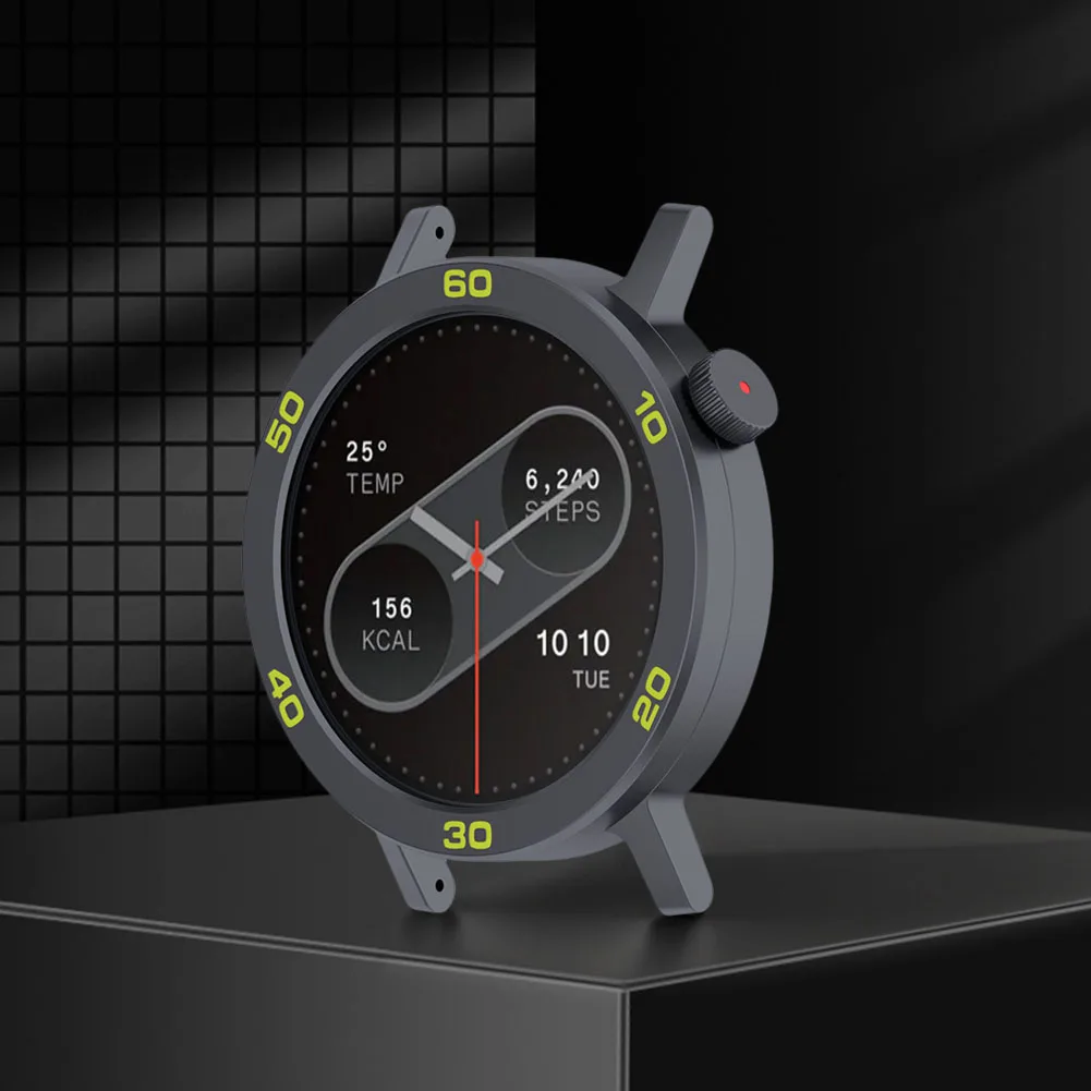 Premium Metal Bezel Ring with Tempered Glass Screen Protector