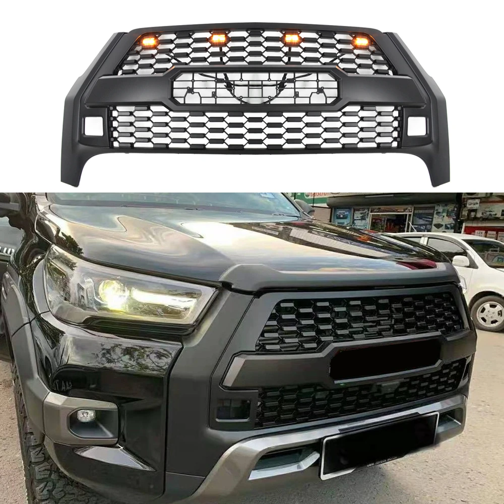 Modified Front Grill For Hilux Grill For Hilux Revo Rocco 2021 Auto