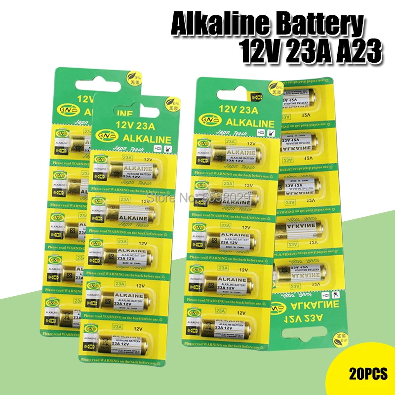 23A 12V alkaline battery disposable battery 20pcs/4pack
