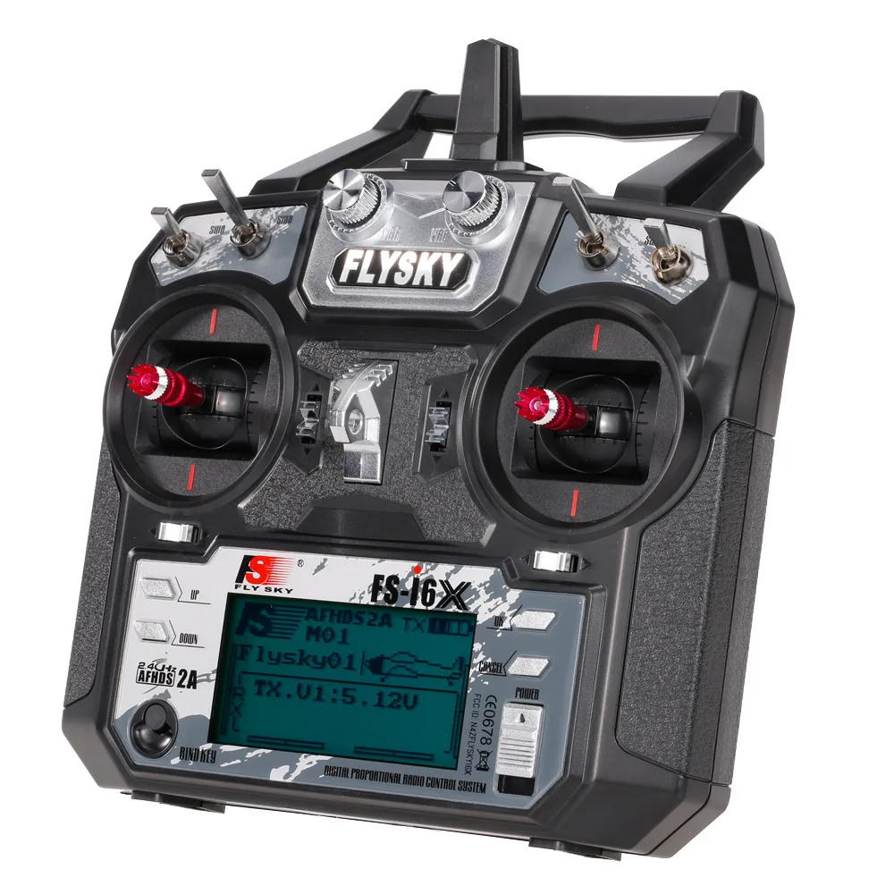 Flysky FS-i6X 2.4GHz 10CH Émetteur RC + Récepteur FS-iA6B