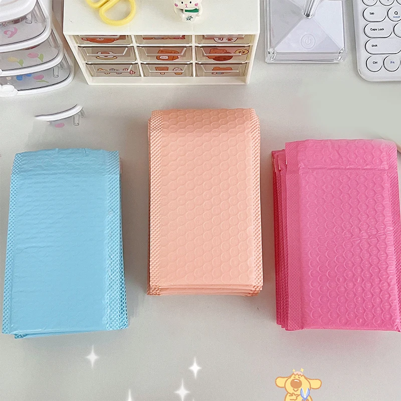 버블 메일러 패딩 봉투 포장 방수 가방 배송 가방, 축제 선물 포장 용품, 10 개, 19x11cm