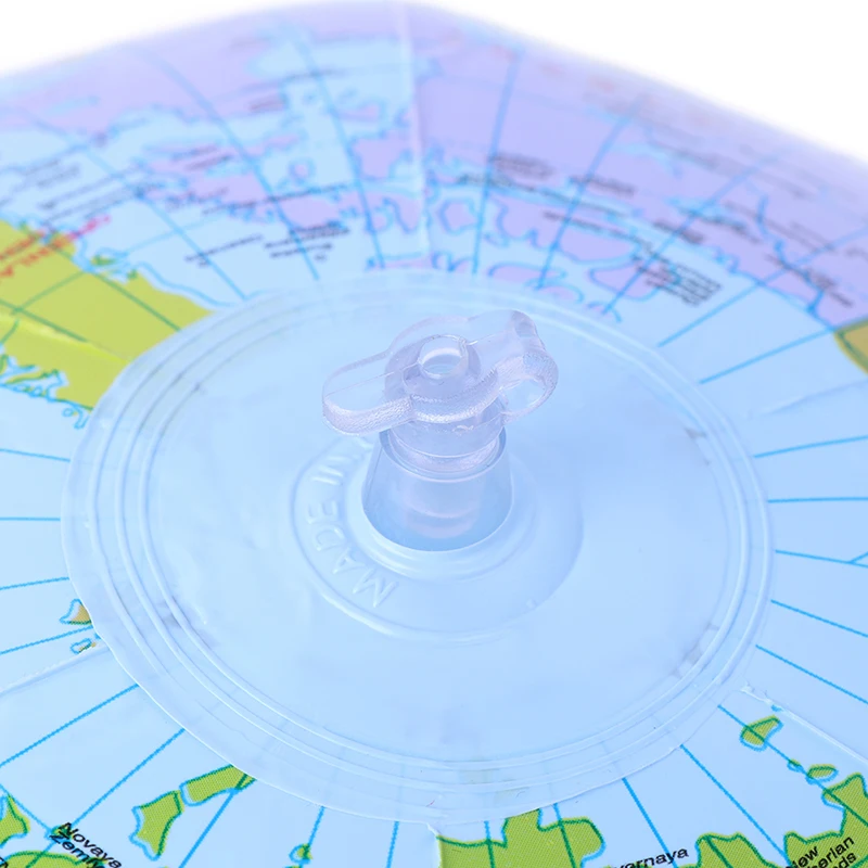 40 Cm Inflatable World Globe Teach Education Geography Map Toy Kid Beach Ball Geography Toy Nice Educational Toys for Students english world globe