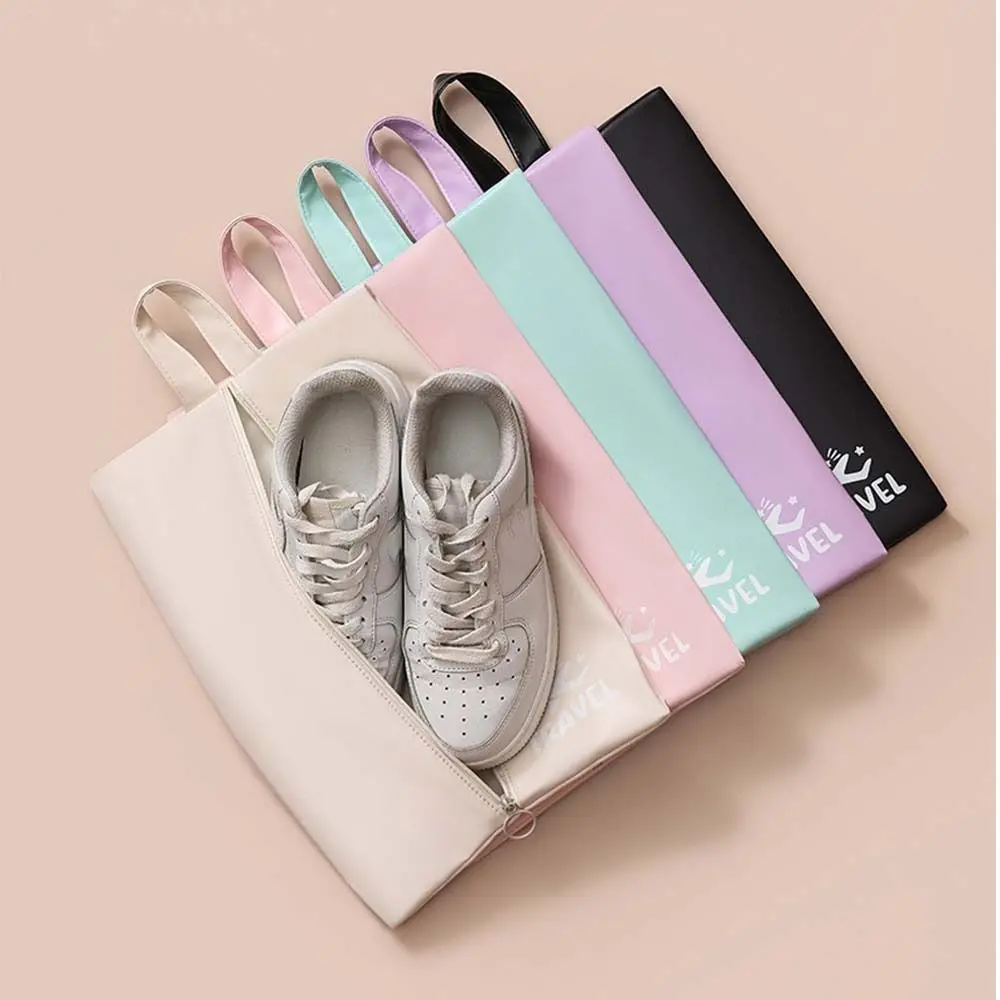 Storage Bag Travel Shoe Bag Luggage Solid Color Underwear Clothes Bags Sorting Pouch Nylon Shoe Organizer Travel Accessories