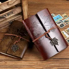 

Hand Made Soft PU Leather Colorful Cover Journal Band Notebook Vintage Coil Six Rings Agenda Line+Blank Paper 80P A5 A6 A7