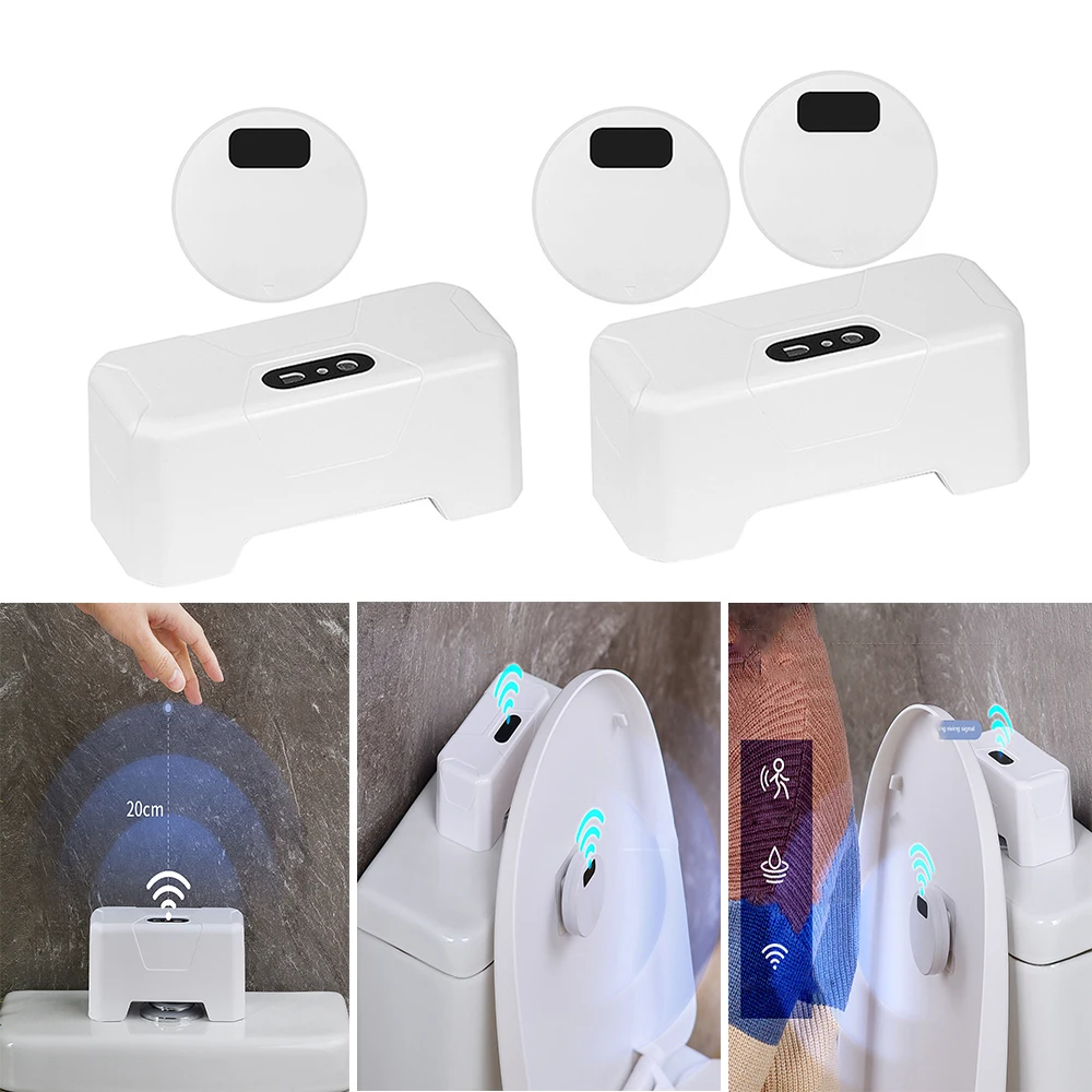 Non-contact Toilet Automatic Sensor Flusher Waterproof Splash-proof Intelligent Toilet Flush Sensor For Bathroom Hotel Public toilet flusher