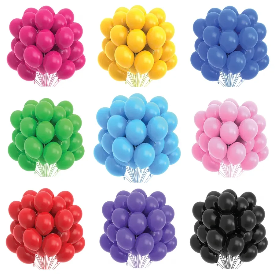 

10/20/30pcs Balloons Wedding Birthday Party Decoration Balloon Baby Shower Gold Silver Red Green Blue Purple Balloon