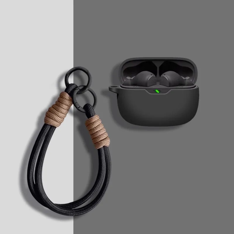 Solid Color Shockproof Silicone Earphone Cover