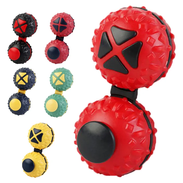New 2 In 1 Decompression Ball Fidget Toys For Adults Stress Relief Sensory Toy Hand Rotating Massage Ball Autism Antistress Toy 1