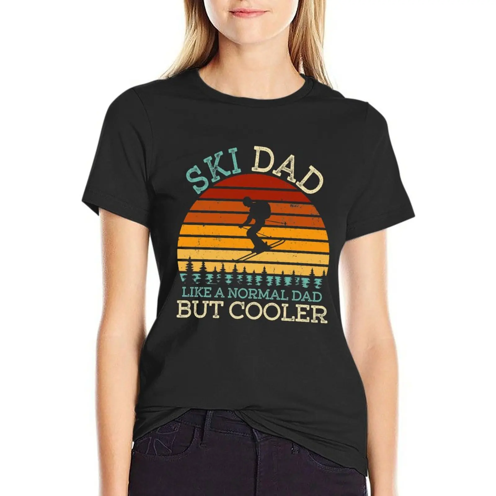

Ski Dad Retro Vintage T-Shirt vintage clothes oversized graphics t-shirt dress for Women plus size