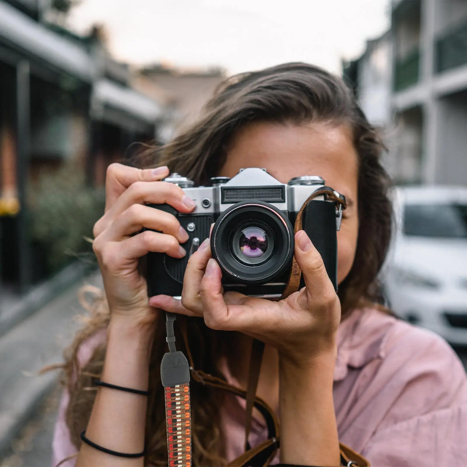 Retro Ethnic Wide Shoulder Camera Strap Adjustable Neck Sling Belt Durable Comfortable Fits Camera Accessories