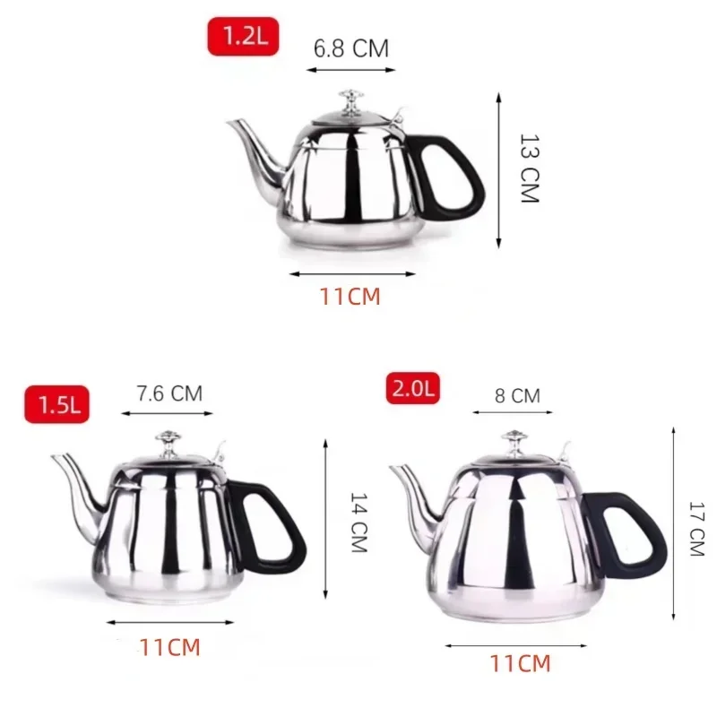 Kettle Tea Water Stove 1.2L/1.5L/2L for Hotboiling Gas Coffee Induction Home Camping folding kettle whistling teapot portable folding kettle
