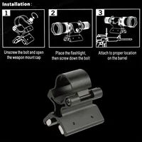 Magnetic Scope Gun Mount Magnet Flashlights Mount Strong X Holder Led Riflescope Laser Torch Lanterna Bracket Bike Hunting 2