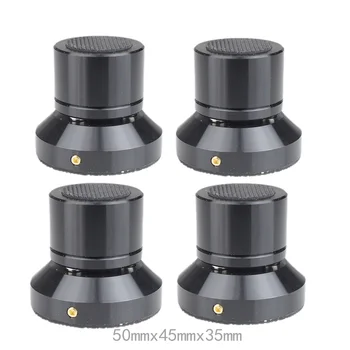 Base per Altoparlante con Ammortizzatore in Lega di Piombo, Piedino Regolabile con Sfera in Ceramica, Supporto per Altoparlante con Punte Isolanti 50mmx45mmx35mm