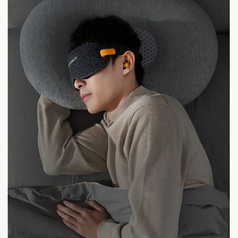 EVERYTHINK 수면 차광 아이 마스크 소음 감소 귀마개 포함 통기성 편안함 꽉 끼지 않음 부드러운 조명 수면
