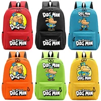 New Dog Man Kids Backpacks Boys Large-capacity School Backpack Cute Cartoon School Bags Children School Supplies Birthday Gifts 1