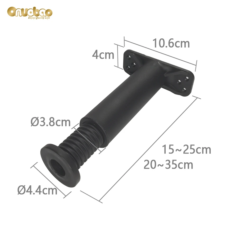 Beam Support Foot Bed Board Frame Shelf Rod Bottom Load Bearing Bracket Skeleton Reinforcement Column Plastic adjustable leveling legs,furniture legs