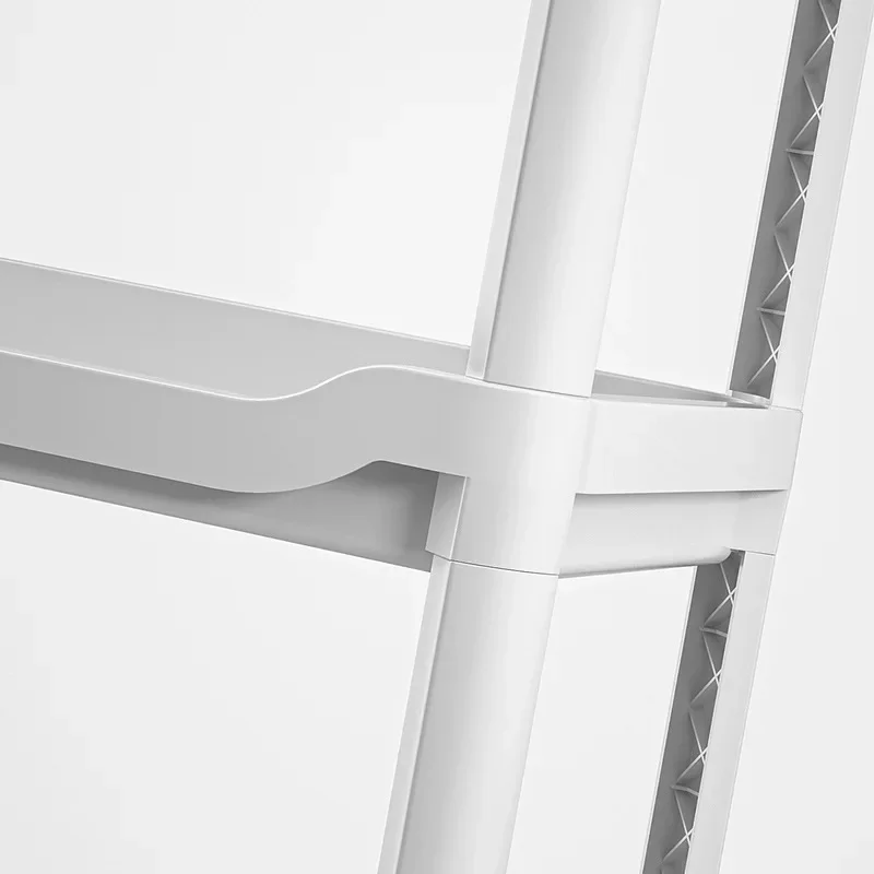 Kitchen shelf floor, multi-layered ultra-narrow 18cm cart, refrigerator against the wall, 20cm side storage