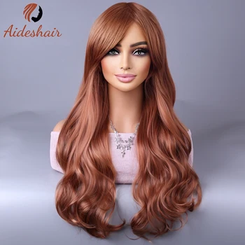 Synthetic wig new European and American wig in the long curly hair full head set large wave high temperature silk 1