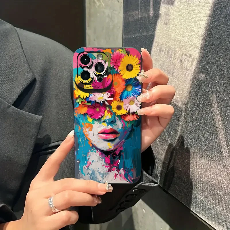 Artistic Floral Pattern Phone Case - Chic Protective Cover