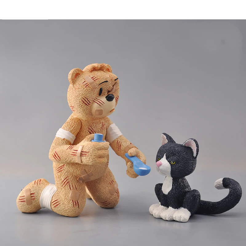 Bad Bears II 피규어 장식 레진 자동차 장식품, 자동차 인테리어 액세서리 장식, 생일 선물, 홈 데코