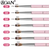 BQAN Pink Kolinsky Acrylic Nail Brush Set 3D Pure Handmade Nail Brushes For Acrylic Application Professional Nail Art Brush 4