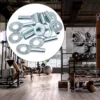 10pcs  Gyms Steel Wire Gym Pulley Machine Cable Eyelet Wire Rope Port Joint Stopper  Gyms Steel Wire Gym Pulley Machine Cable 6