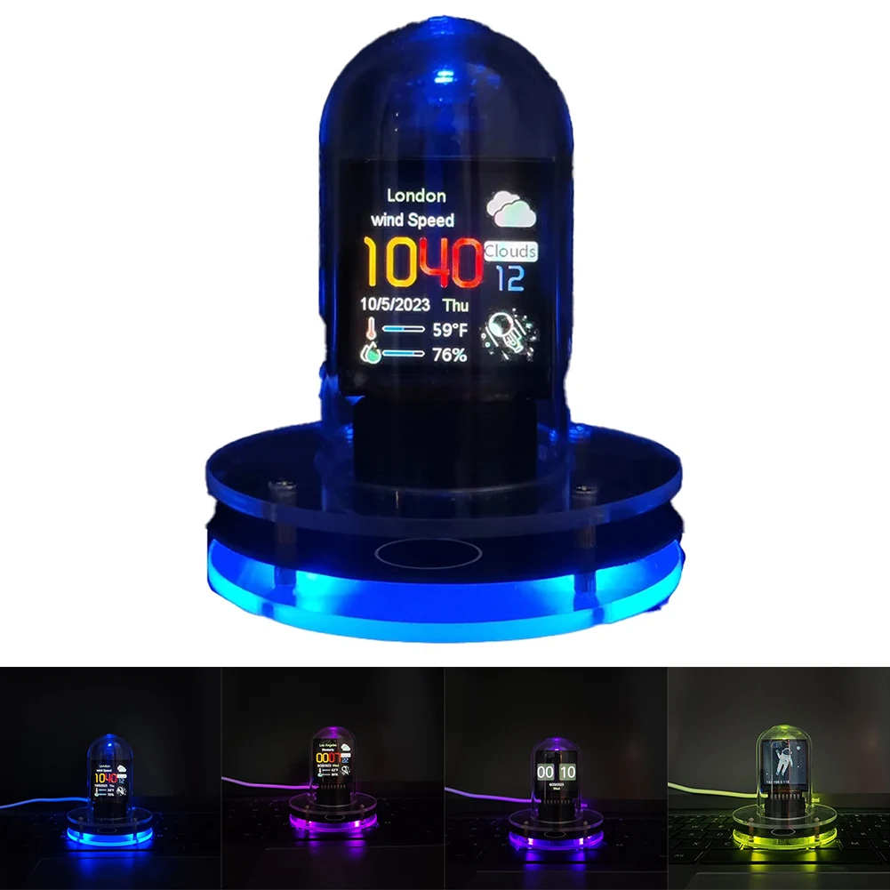 

Digital Clock Clock Date Update Time Update Automatic Update English Version External Power Supply No APP Required