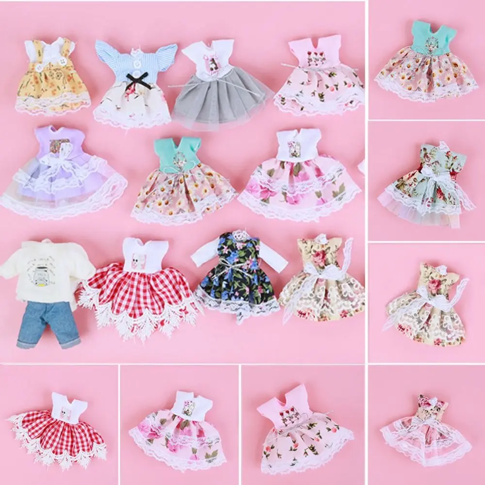 16~17cm Doll Clothes High-end Dress Up Can Dress Up For 1/8 BJD Fashion Doll Clothes Skirt Suit Best Gifts for Children DIY Toys