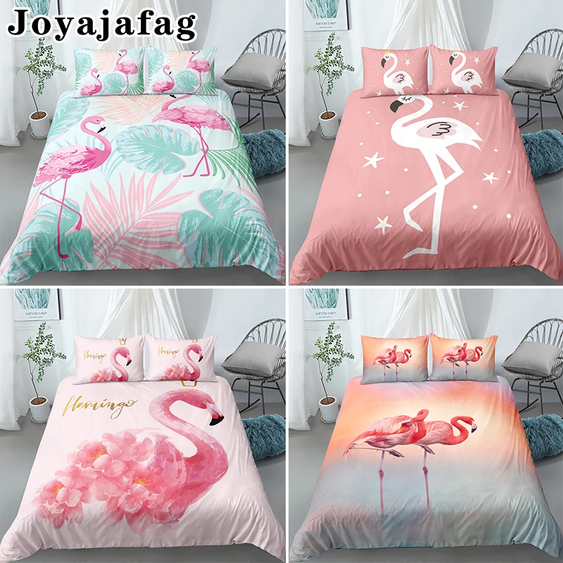Double Duvet Cover Flamingos Pink Flamingo Duvet Cover Flamingos