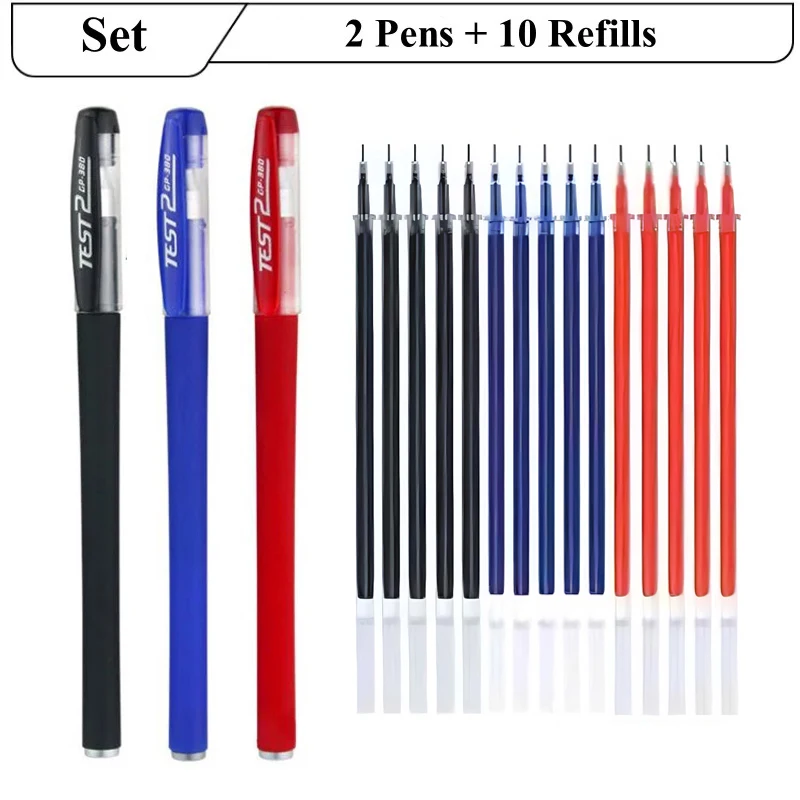 Premium Gel Pen Set with Refills - Fine Point, Smooth Writing Stationery Supplies