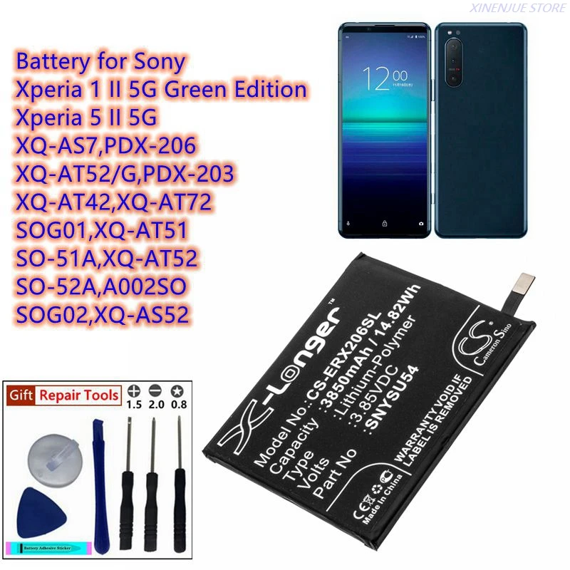 QiongniAN Cover per Sony Xperia 5 II,Custodia per Sony Xperia 5 II 5G XQ-AS42 XQ-AS52 XQ-AS72 SO-52A A002SO SOG02 Custodia Portafoglio in Pelle Flip Case Black