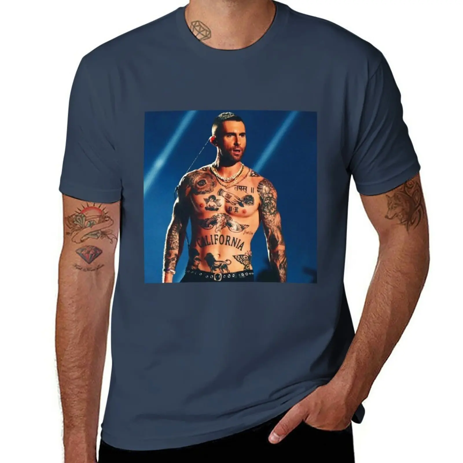 

adam levine T-Shirt new edition graphics men clothings