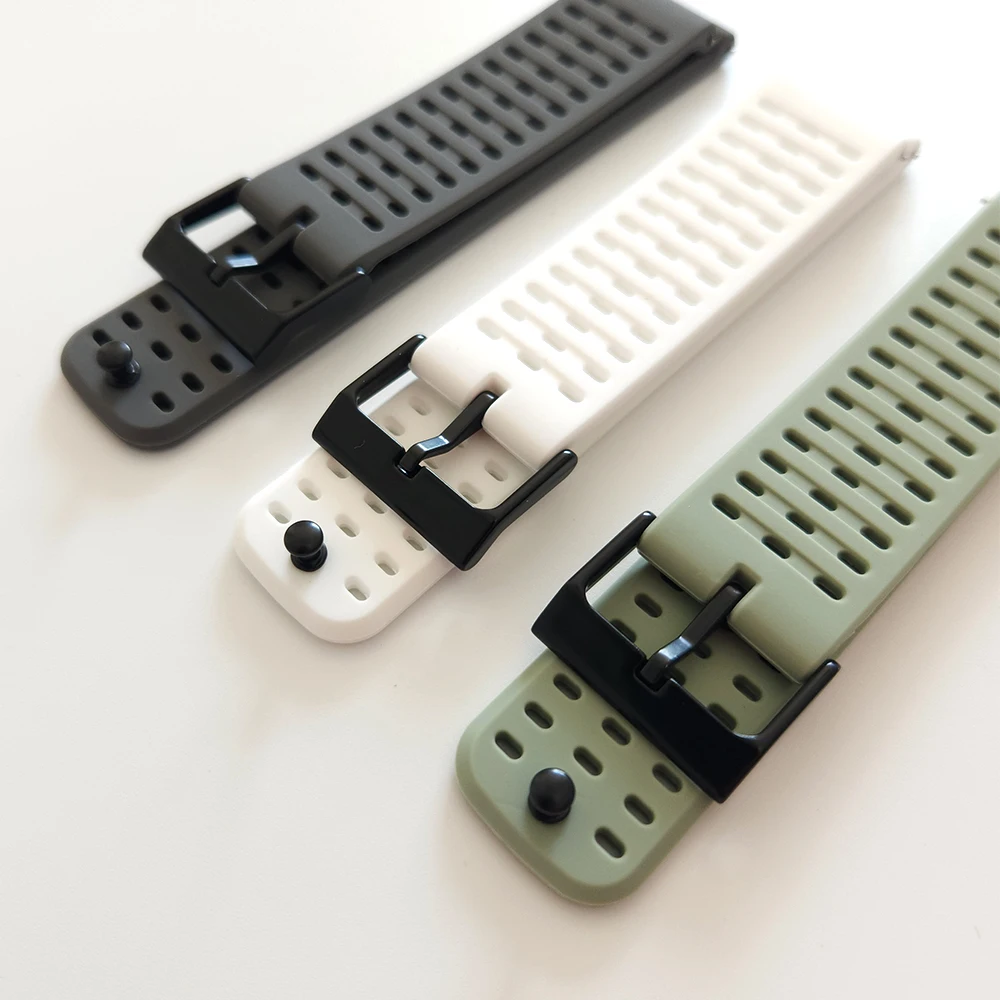 Premium 22mm Silicone Watch Strap – Versatile Wristband Bracelet Replacement Accessories  