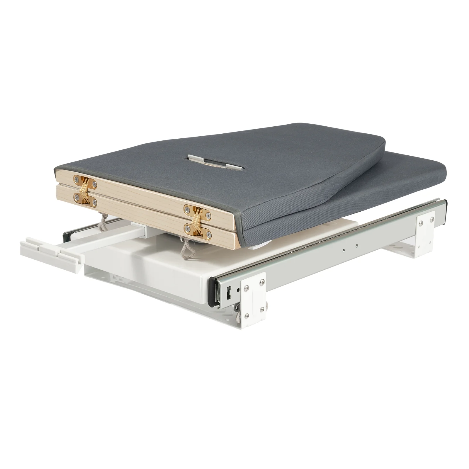 Klappbares Bügelbrett, Drehbares Ausziehbares Bügelbrett mit Metallrahmen zur Schrankmontage 80x29,5x12cm für Zuhause und Apartment – Detail 1