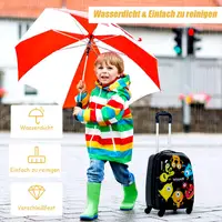 Ensemble de bagages pour enfants 2 pièces : sac à dos de 12 pouces et valise à roulettes de 16 pouces 3