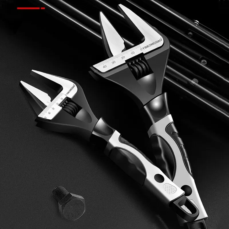 

O50 Adjustable Spanner Universal Key Nut Wrench Opening Wrench Home Hand Tools Multi Tool 6inch 8inch