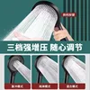 New High Pressure Big 130mm Shower Head Black 3 Modes Water Saving Spray Nozzle Massage Rainfall Shower Bathroom Accessories 2