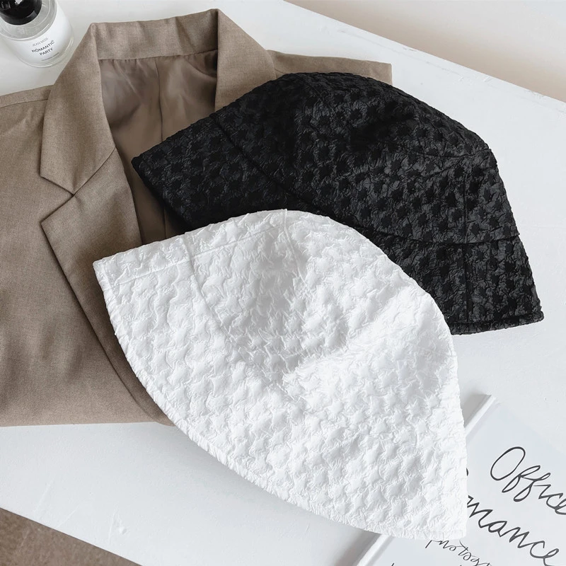 Lightweight Korean Lace Nylon Girl For Women Sun Protection Visor Cap Sun Cap Mesh Bucket Hat