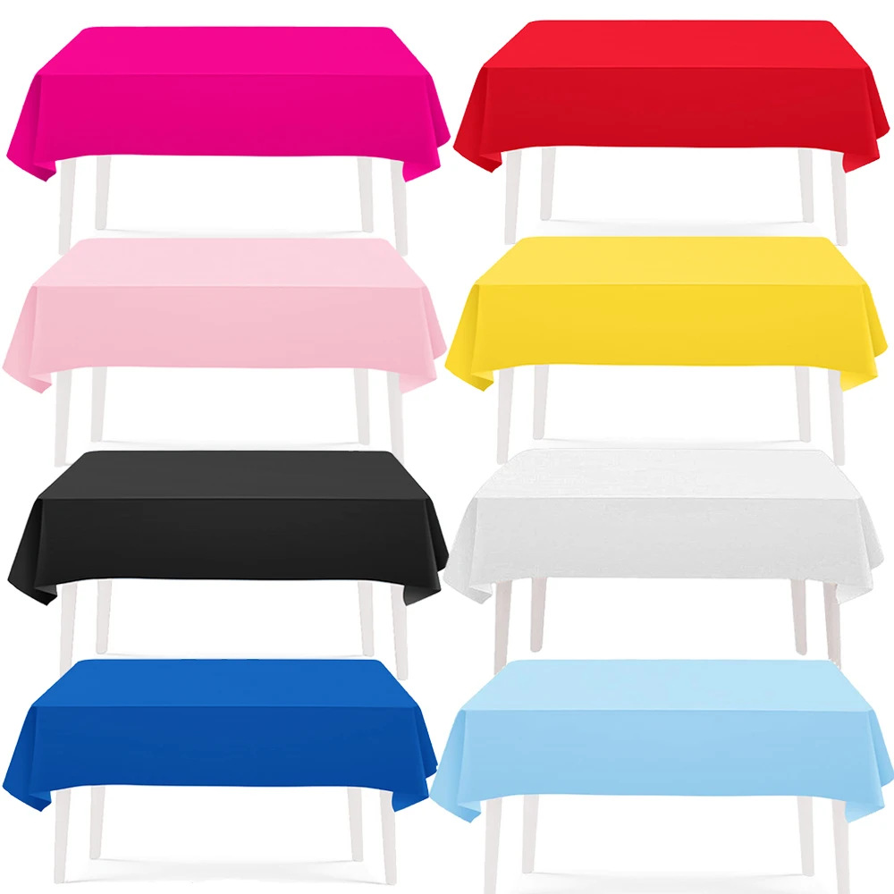 Vibrant Disposable Tablecloths for Parties & Celebrations