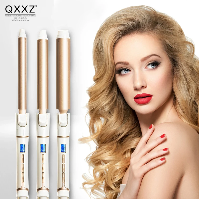 QXXZ professional electric hair curler ceramic roller bar LED temperature regulation display modeling tool free shipping free shipping 50pcs lot ceramic nozzle for qq 150 qq150 tig welding torches kit consumables
