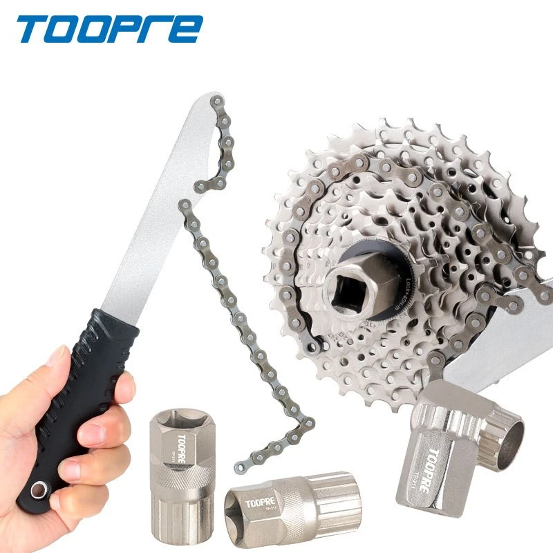 TOOPRE Bicycle Freewheel Repair Tool Steel MTB Mountain Bike Card