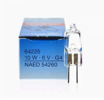 Halogen Lamp Bulb Light Bulb Light Source 2pcs Halogen Lamp 6V10W G4 M29 capsule ESA / FHD 64225 6v 10w