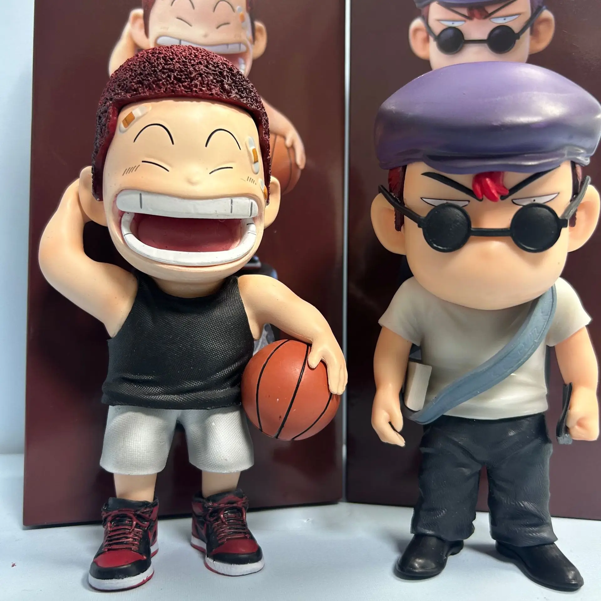 

Фигурка аниме Slam Dunk, 21 см, Gk Q-версия, фигурка сакураги ханамичи, маскирующая серия, искусственная модель, коллекционные игрушки, подарки