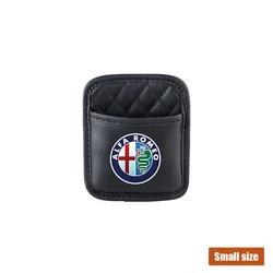 Fashion Retro Grace PU Leather Car Storage Organizer Bag - 1PC (Small Alfa Romeo)