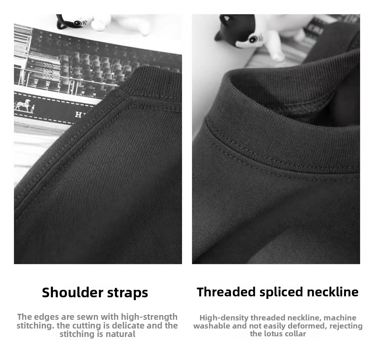 Summer High Quality GSM 300G Men T Shirt detail view