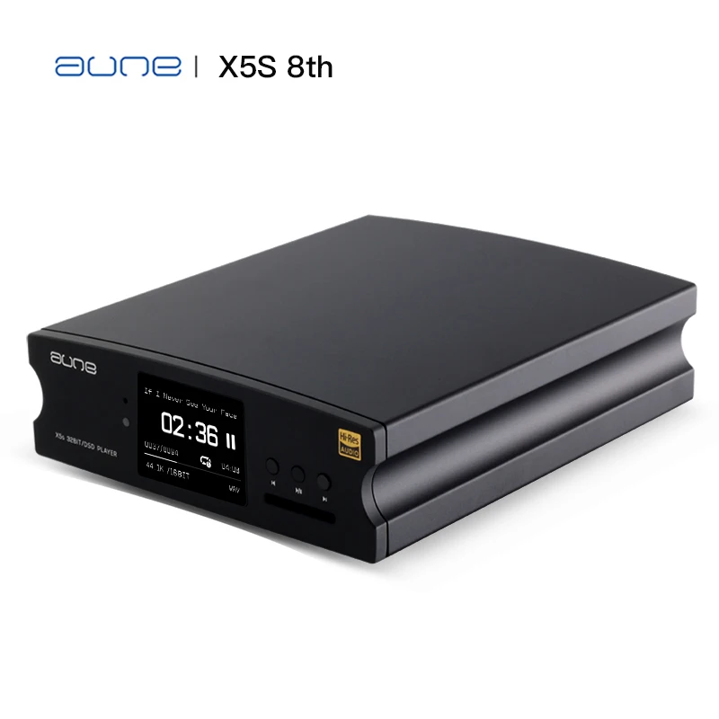 

Aune X5s 8th Anniversary Edition Music digital player Bluetooth decoder turntable hifi lossless 32bit 768k DSD512 music player