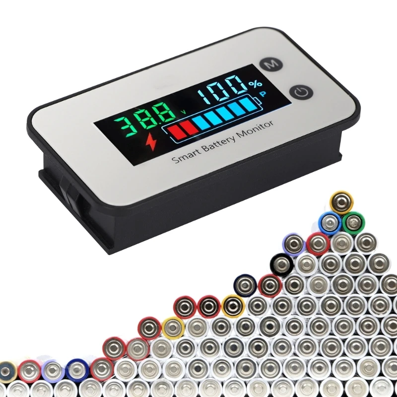 

Цифровые мониторы напряжения аккумулятора с дисплеем температуры или без него для автомобиля Dropship