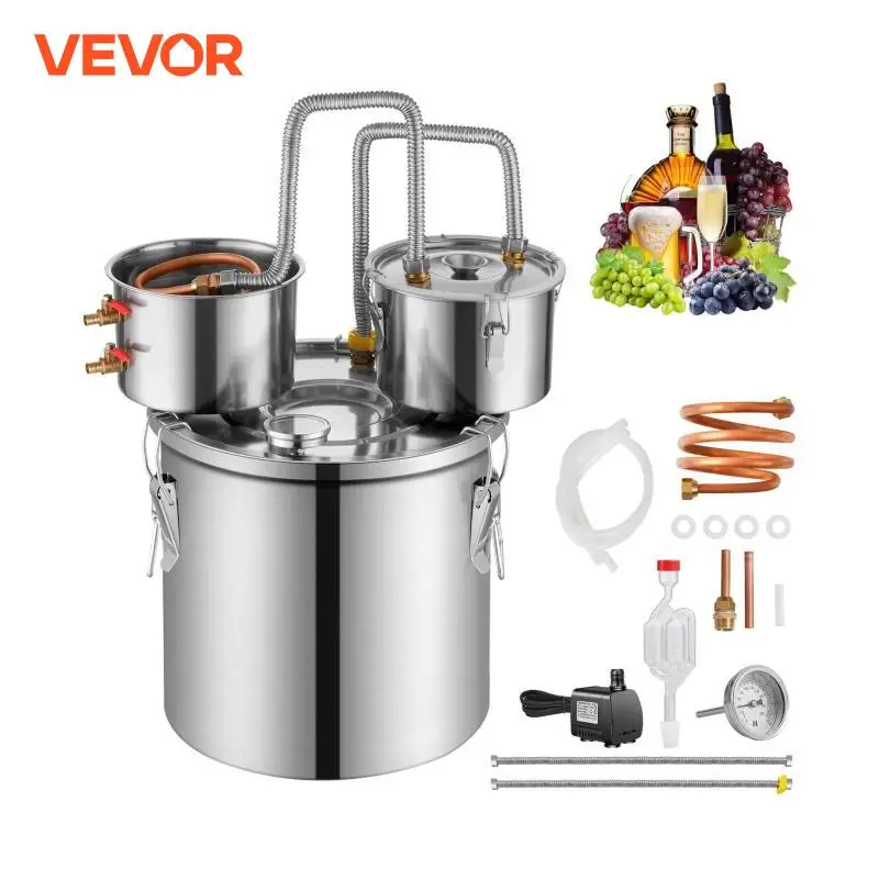 Premium Stainless Steel Dual Condenser Distiller Kit