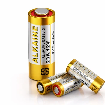 Batteria Alcalina a Secco 12V A23 23A 23GA A23S E23A MS21 V23GA GP23A LRV08 per Allarme Auto, Telecomando, Campanello